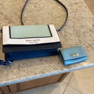 Kate spade crossbody and wallet bundle